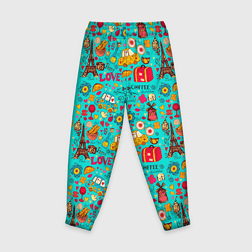 Детские брюки FRENCH LOVE / 3D-принт – фото 2