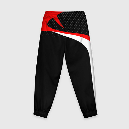 Детские брюки CrossFit - Красный спортивный / 3D-принт – фото 2