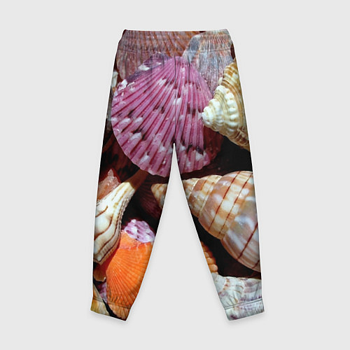 Детские брюки Композиция из океанских ракушек / 3D-принт – фото 2