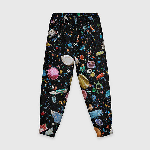 Детские брюки Космический мусор / 3D-принт – фото 2