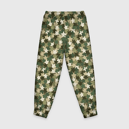 Детские брюки Милитари звезда / 3D-принт – фото 2