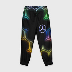 Детские брюки Mercedes - neon pattern