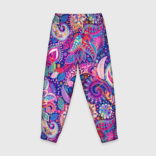 Детские брюки Multi-colored colorful patterns / 3D-принт – фото 2