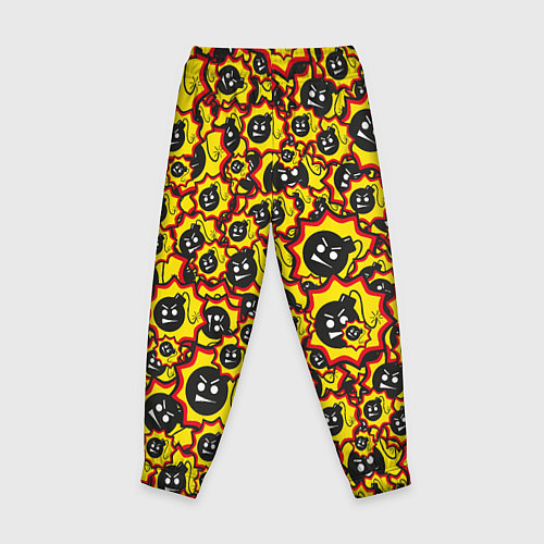 Детские брюки Serious Sam logo pattern / 3D-принт – фото 2