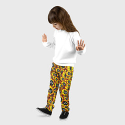 Брюки детские Serious Sam logo pattern, цвет: 3D-принт — фото 2