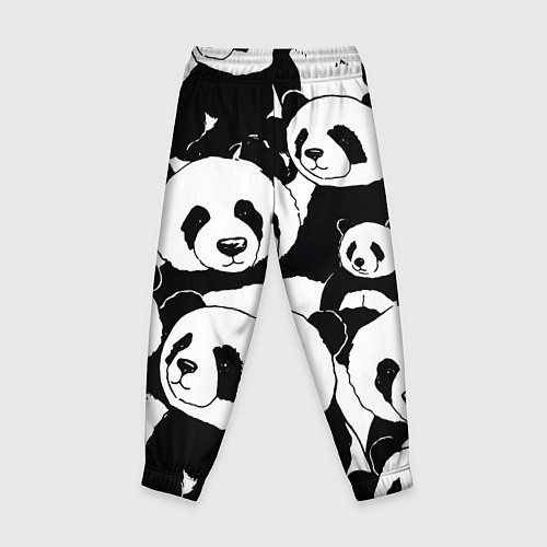 Детские брюки С пандами паттерн / 3D-принт – фото 2