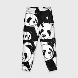 Детские брюки С пандами паттерн