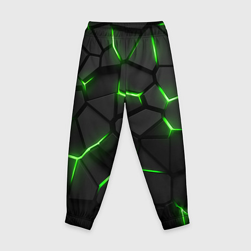 Детские брюки Razer green neon / 3D-принт – фото 2