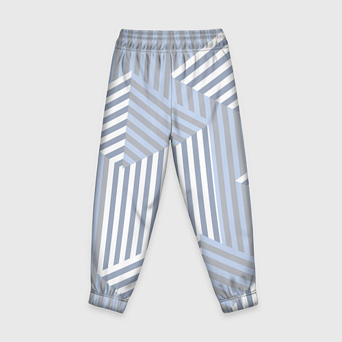 Детские брюки Строгий геометрический узор / 3D-принт – фото 2
