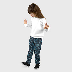 Брюки детские Человеческие стопы, цвет: 3D-принт — фото 2