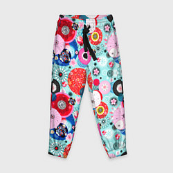 Детские брюки Abstract flowers