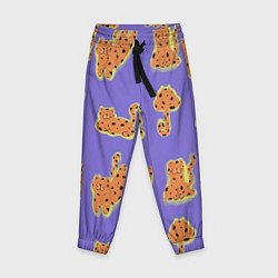 Детские брюки Принт с леопардами