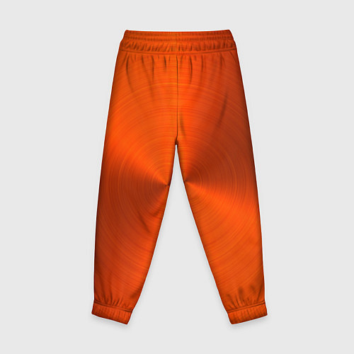 Детские брюки Оранжевый волнообразный дисковый узор / 3D-принт – фото 2