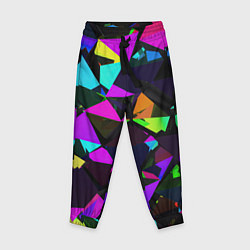 Брюки детские Shapes triangle geometry, цвет: 3D-принт