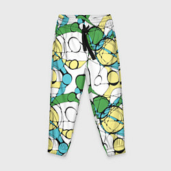 Брюки детские Цветной нейрографический узор, цвет: 3D-принт