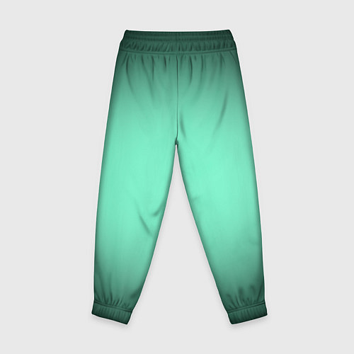 Детские брюки Аквамариновый градиент / 3D-принт – фото 2