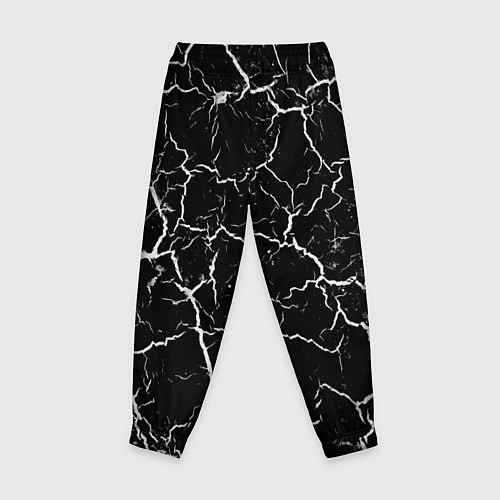 Детские брюки Треснувшая текстура / 3D-принт – фото 2