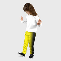 Брюки детские И черный и желтый, цвет: 3D-принт — фото 2
