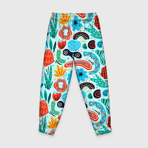 Детские брюки Colorful patterns / 3D-принт – фото 2