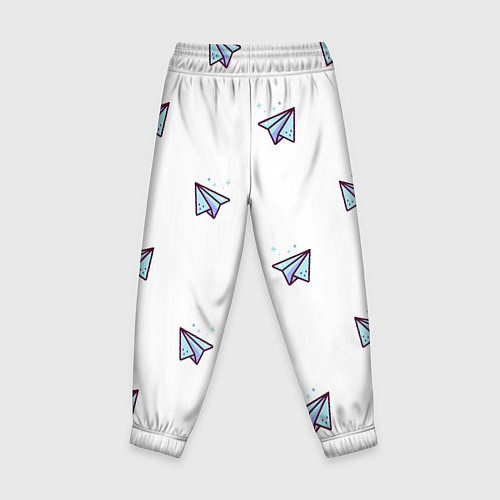 Детские брюки Бумажные самолетики / 3D-принт – фото 2