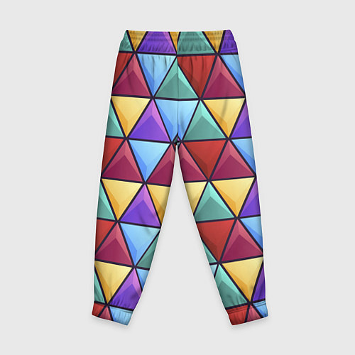 Детские брюки Геометрический красочный паттерн / 3D-принт – фото 2