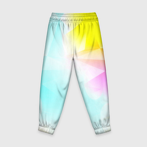 Детские брюки Gradient colors geometry / 3D-принт – фото 2