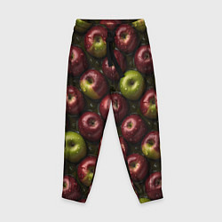 Детские брюки Сочная текстура из яблок