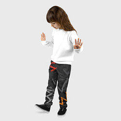 Брюки детские Паттерн фигуры, цвет: 3D-принт — фото 2