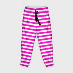 Детские брюки Ярко-розовые полосы