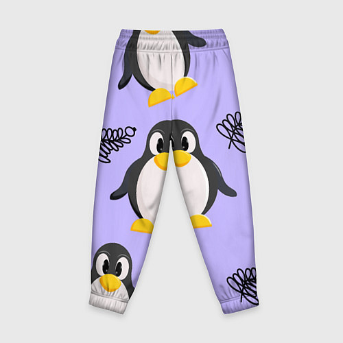 Детские брюки Пингвин и веточка / 3D-принт – фото 2