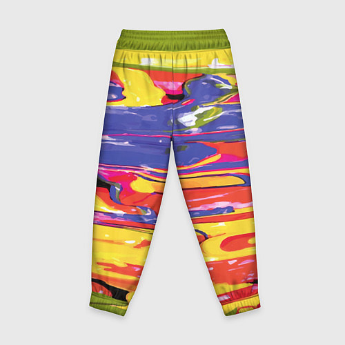 Детские брюки Красочный бум / 3D-принт – фото 2