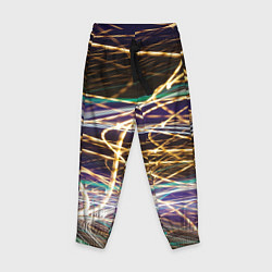 Брюки детские Световые эффекты, цвет: 3D-принт