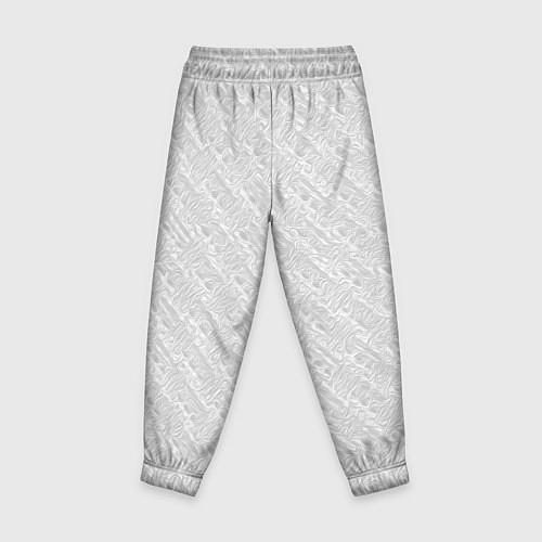 Детские брюки Текстура светло-серый / 3D-принт – фото 2