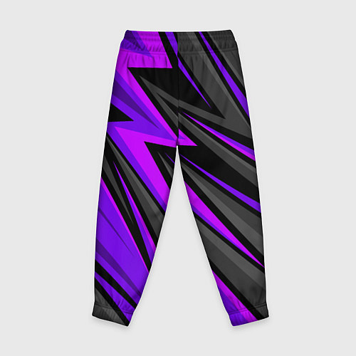 Детские брюки Спорт униформа - пурпурный / 3D-принт – фото 2