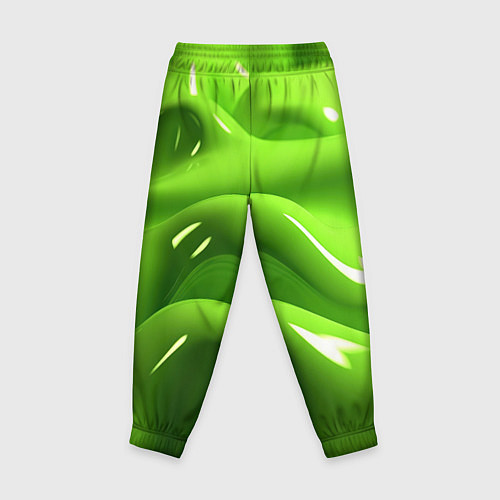 Детские брюки Зеленая слизь / 3D-принт – фото 2