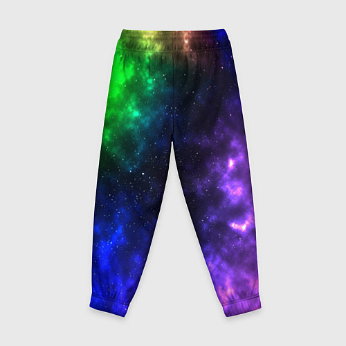 Детские брюки Космос мультицвет / 3D-принт – фото 2