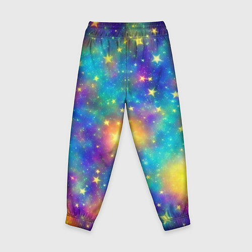 Детские брюки Звездный космос, сияющий волшебством / 3D-принт – фото 2