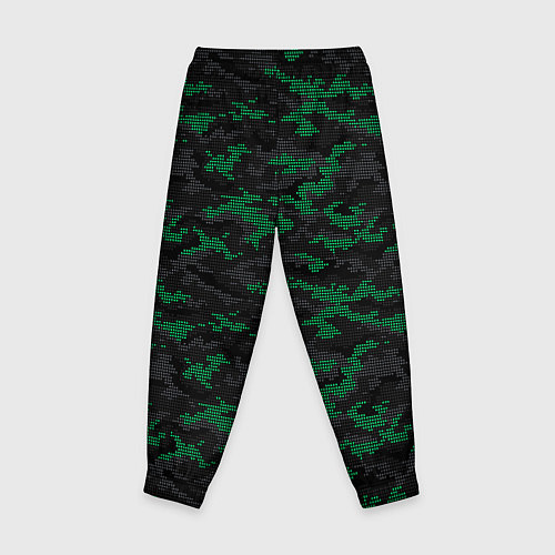 Детские брюки Точечный камуфляжный узор Spot camouflage pattern / 3D-принт – фото 2