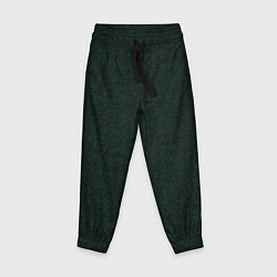 Детские брюки Текстура рябь темно-зелёный