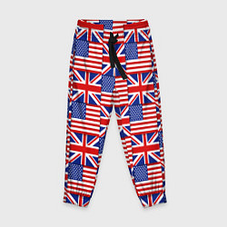 Детские брюки Флаги США и Англии