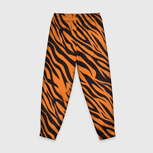Детские брюки Полоски тигра - tiger / 3D-принт – фото 2