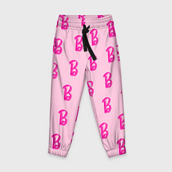Детские брюки Барби паттерн буква B