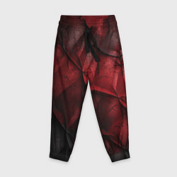 Детские брюки Black red texture