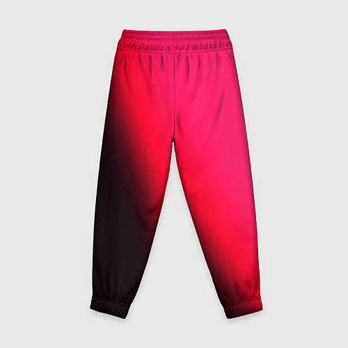 Детские брюки Градиент ярко-розовый / 3D-принт – фото 2