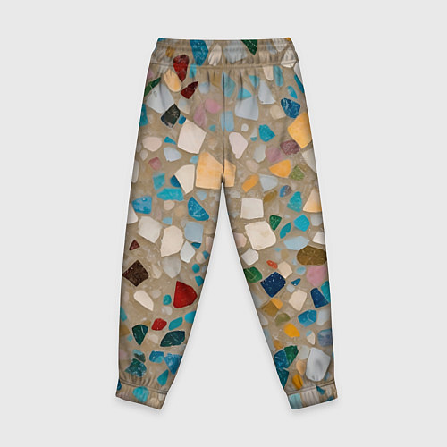 Детские брюки Фон крупная мозайка / 3D-принт – фото 2