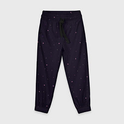 Детские брюки Абстракция ночь тёмно-фиолетовый
