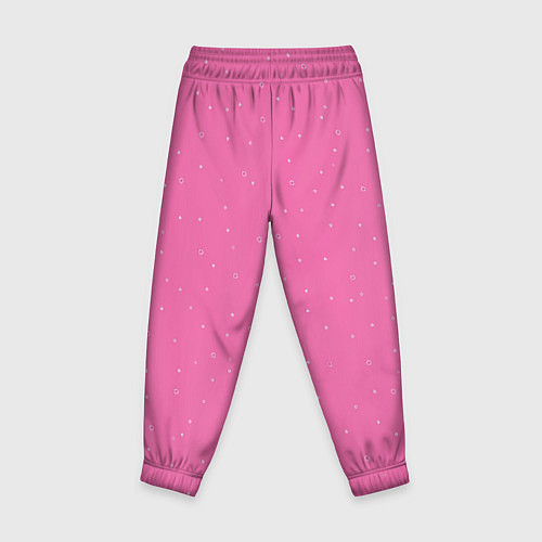 Детские брюки Нежный розовый кружочки / 3D-принт – фото 2