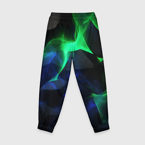 Детские брюки Неоновая лава из плит / 3D-принт – фото 2