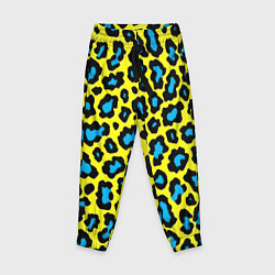 Детские брюки Кислотный леопард паттерн