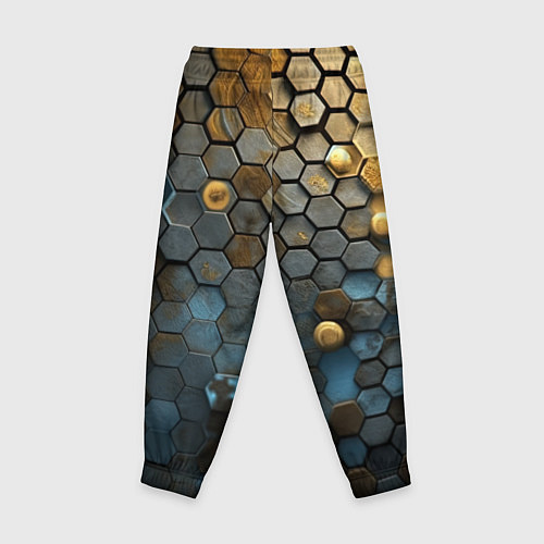 Детские брюки Позолоченая броня / 3D-принт – фото 2